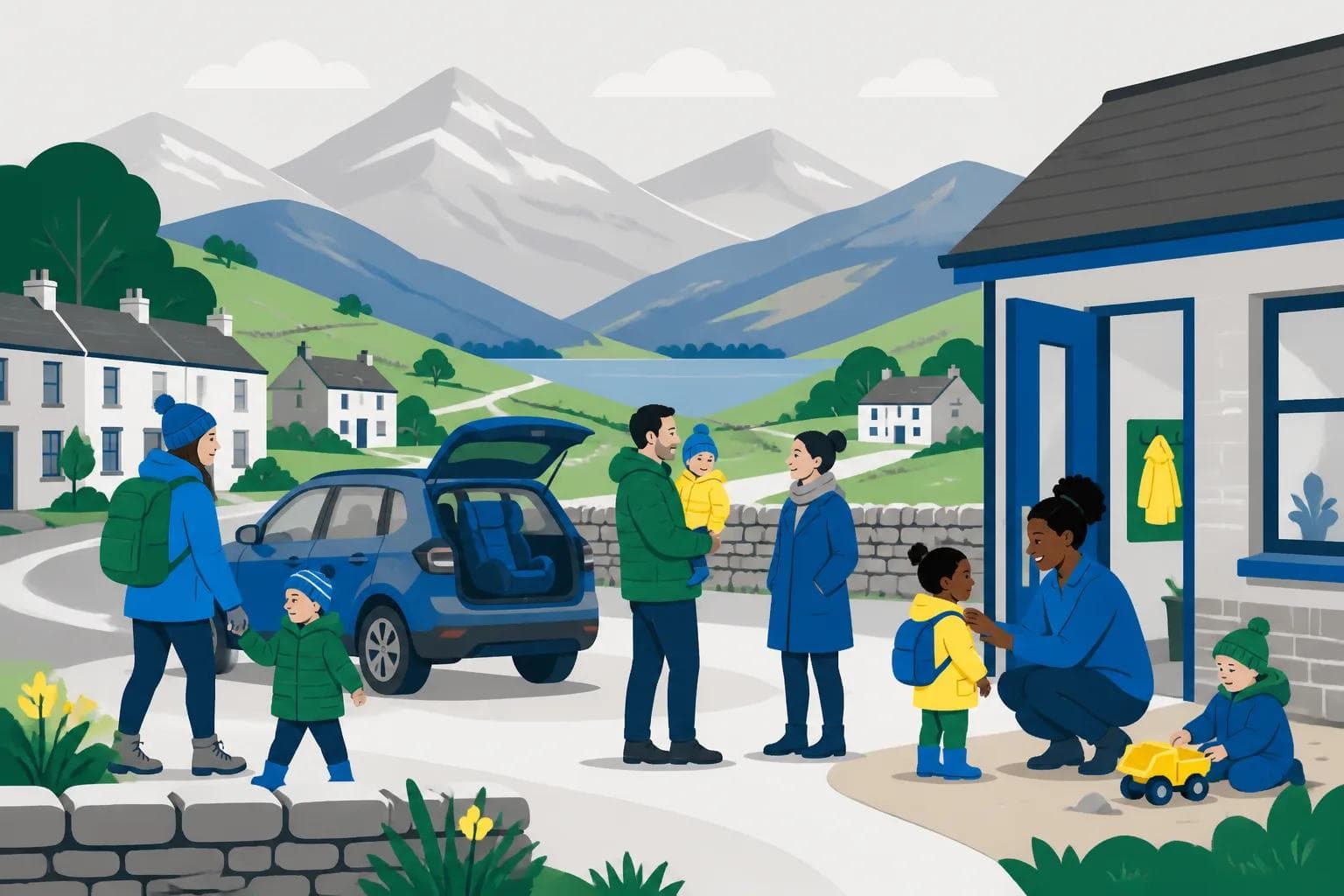Navigating Childcare Accessibility in the UK's Mountain Regions