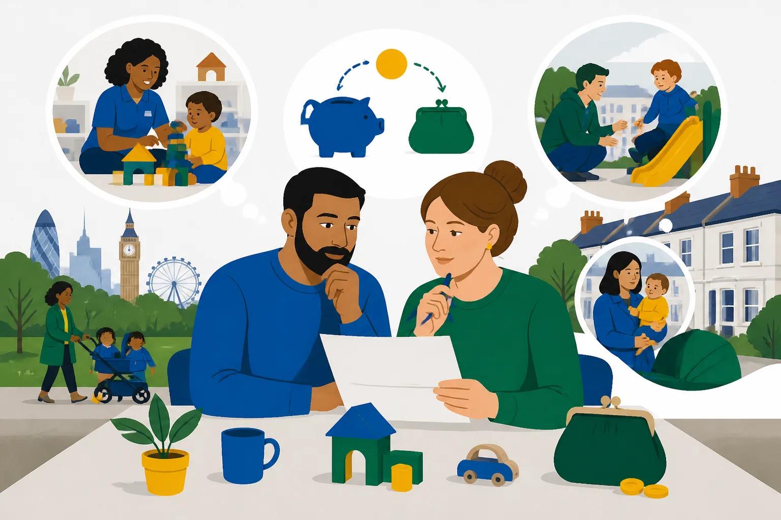 Tax-Free Childcare calculator: worked examples and assumptions