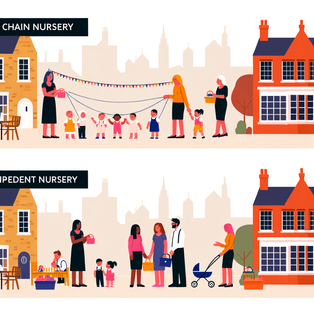 Chain Nursery vs Independent Nursery: Pros, Cons, and Cost Comparisons for UK Parents